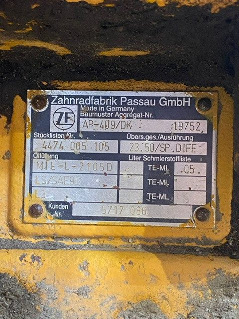 Liebherr L544 obudowa dyferencjału , ZF 446046609A / AP-409/DK / 4474005105 - Bộ vi sai cho Máy móc xây dựng: hình 3 Liebherr L544 obudowa dyferencjału , ZF 446046609A / AP-409/DK / 4474005105 - Bộ vi sai cho Máy móc xây dựng: hình 3