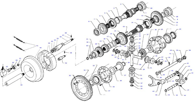 Massey Fergusson MF 30 32 - skrzynia biegów D46147500 - Hộp số cho Máy móc nông nghiệp: hình 1 Massey Fergusson MF 30 32 - skrzynia biegów D46147500 - Hộp số cho Máy móc nông nghiệp: hình 1