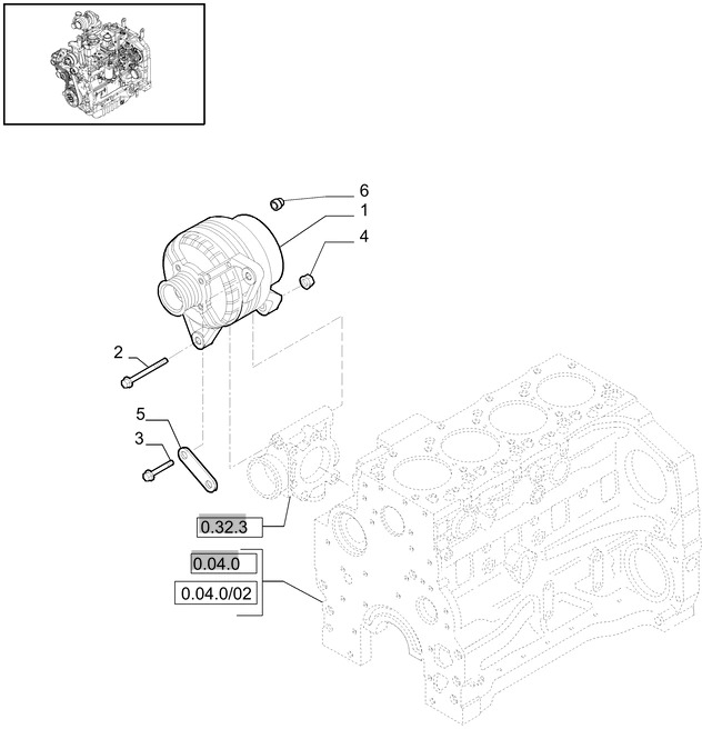 New Holland T6010 T6090 T6070 Regenerowany alterna 12v, 120a, w/ pulley 84141452R - Máy phát điện cho Máy cày: hình 1 New Holland T6010 T6090 T6070 Regenerowany alterna 12v, 120a, w/ pulley 84141452R - Máy phát điện cho Máy cày: hình 1