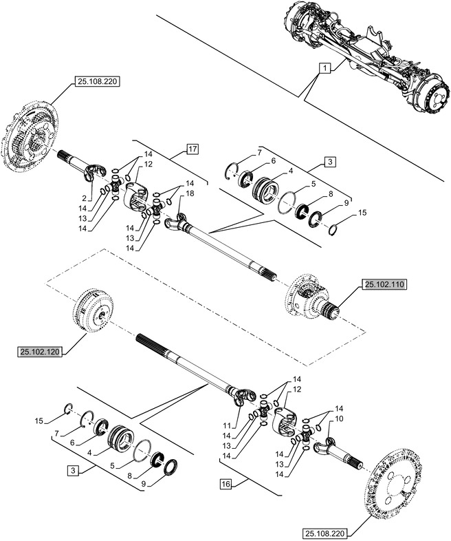 New Holland T6070 Półoś 47912960 - Bán trục cho Máy móc nông nghiệp: hình 1 New Holland T6070 Półoś 47912960 - Bán trục cho Máy móc nông nghiệp: hình 1