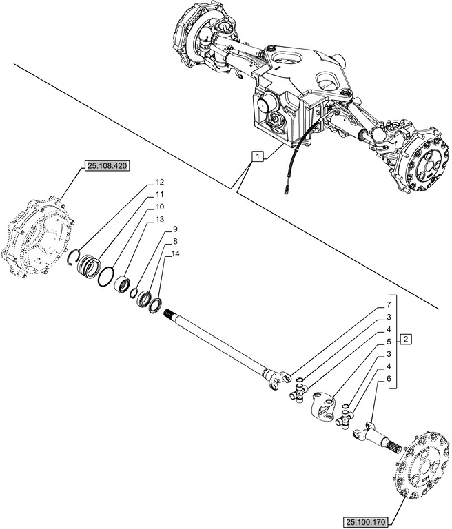 New Holland T6070 Półoś przegubowa 84184133 - Bán trục cho Máy móc nông nghiệp: hình 1 New Holland T6070 Półoś przegubowa 84184133 - Bán trục cho Máy móc nông nghiệp: hình 1