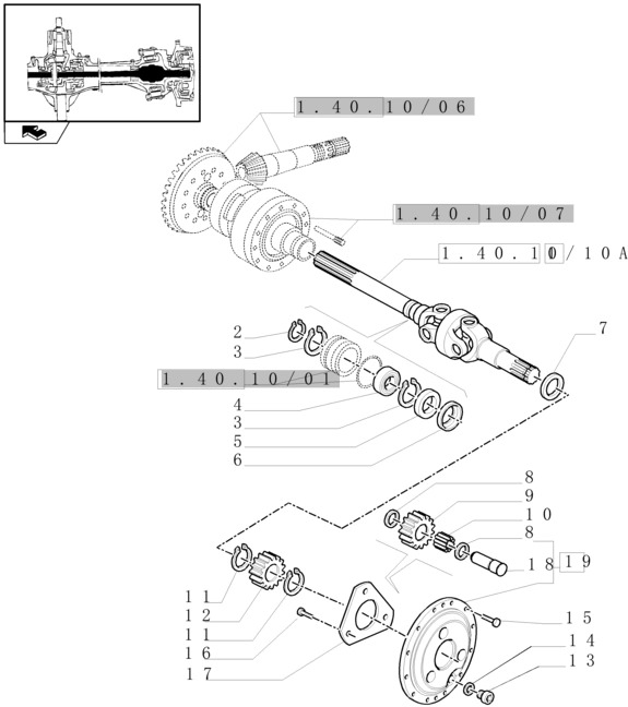 New Holland T6090 Półoś przegubowa 87521538 - Bán trục cho Máy móc nông nghiệp: hình 1 New Holland T6090 Półoś przegubowa 87521538 - Bán trục cho Máy móc nông nghiệp: hình 1