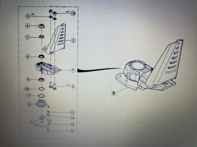 Wspornik błotnika skrętny Claas AXION - Vè cho Máy cày: hình 1 Wspornik błotnika skrętny Claas AXION - Vè cho Máy cày: hình 1