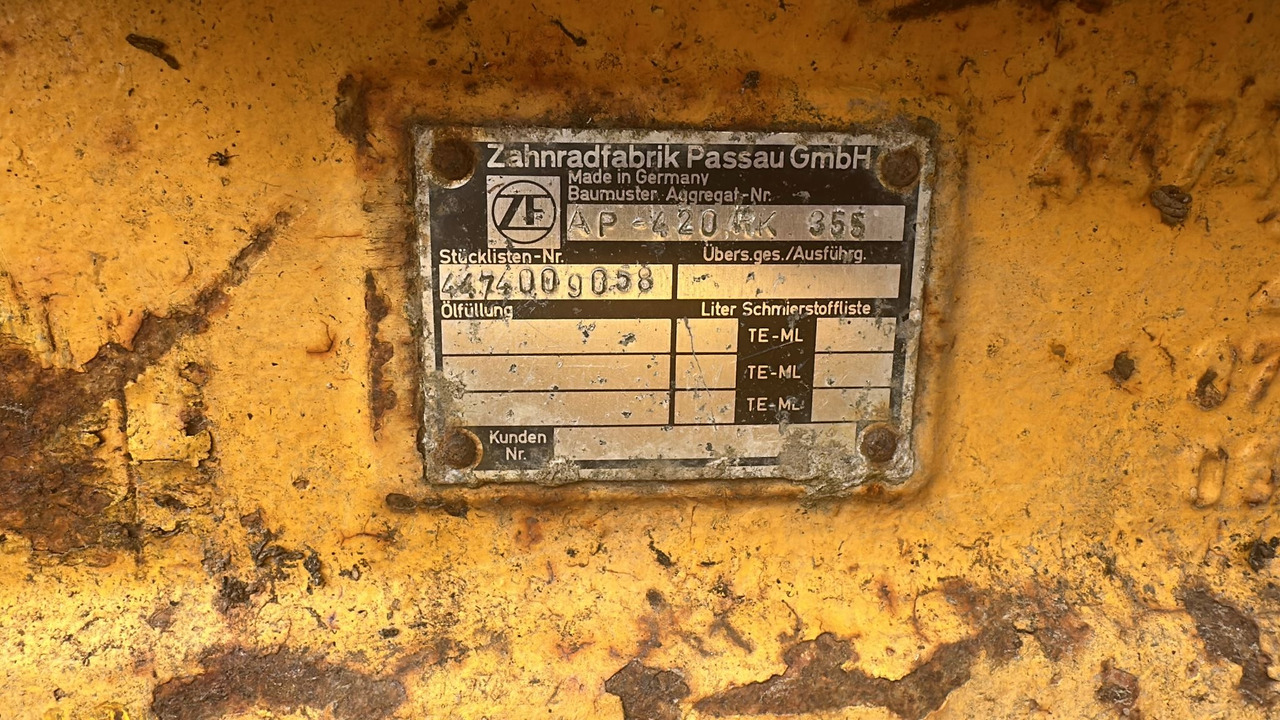 Zettelmeyer ZL5002 - most ZF AP-420 4474009058 - Trục và các bộ phận cho Máy móc xây dựng: hình 2 Zettelmeyer ZL5002 - most ZF AP-420 4474009058 - Trục và các bộ phận cho Máy móc xây dựng: hình 2