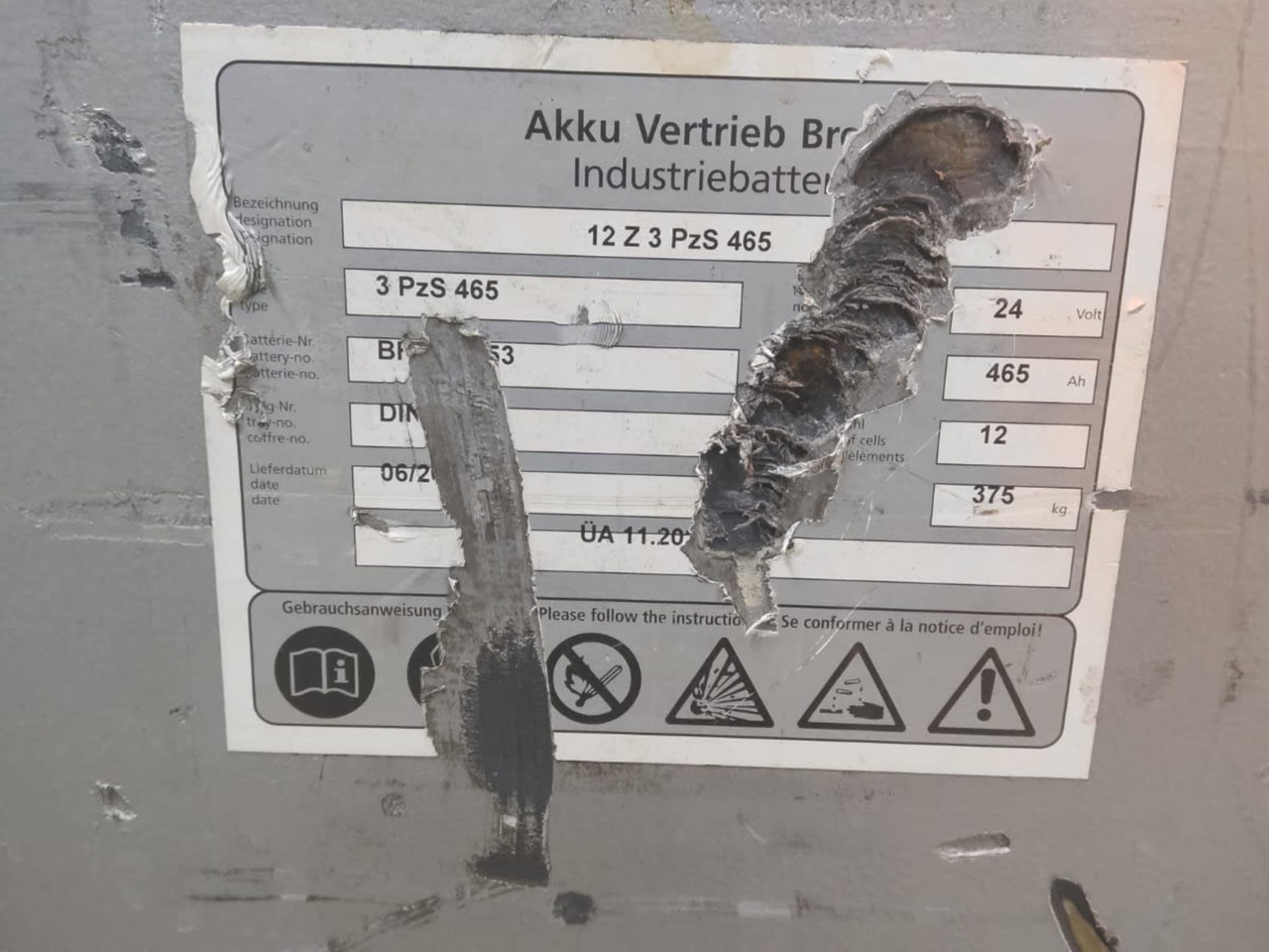 AVB 24V 465Ah - Ắc quy cho Thiết bị xử lý vật liệu: hình 4 AVB 24V 465Ah - Ắc quy cho Thiết bị xử lý vật liệu: hình 4