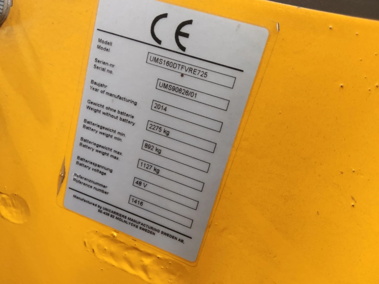 Atlet UMS90626/01 - Xe tải tiếp cận: hình 5 Atlet UMS90626/01 - Xe tải tiếp cận: hình 5