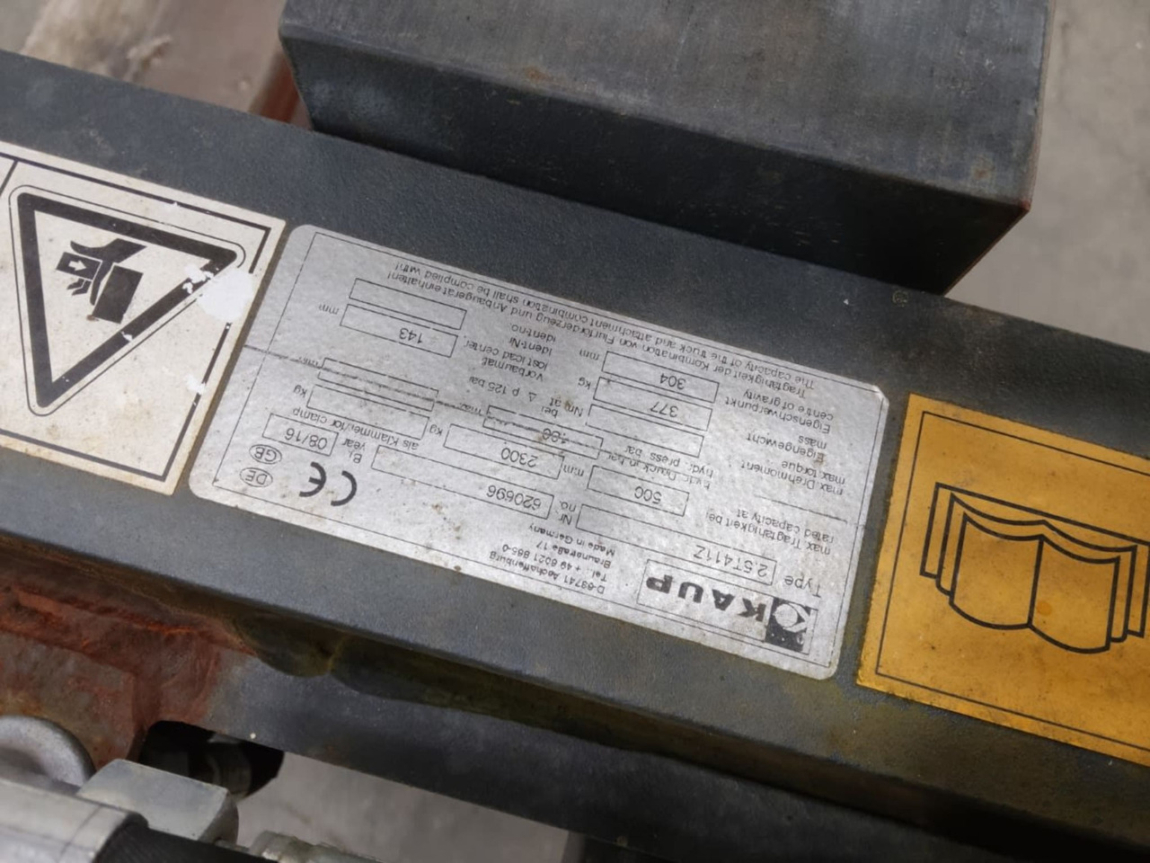 Kaup 25T4112 - Đính kèm cho Thiết bị xử lý vật liệu: hình 4 Kaup 25T4112 - Đính kèm cho Thiết bị xử lý vật liệu: hình 4