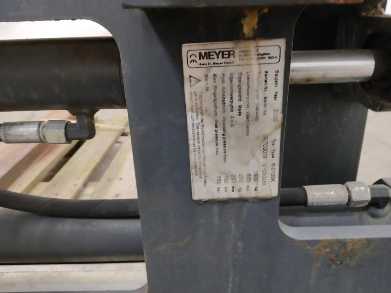 Meyer 6-0103K - Đính kèm cho Thiết bị xử lý vật liệu: hình 2 Meyer 6-0103K - Đính kèm cho Thiết bị xử lý vật liệu: hình 2