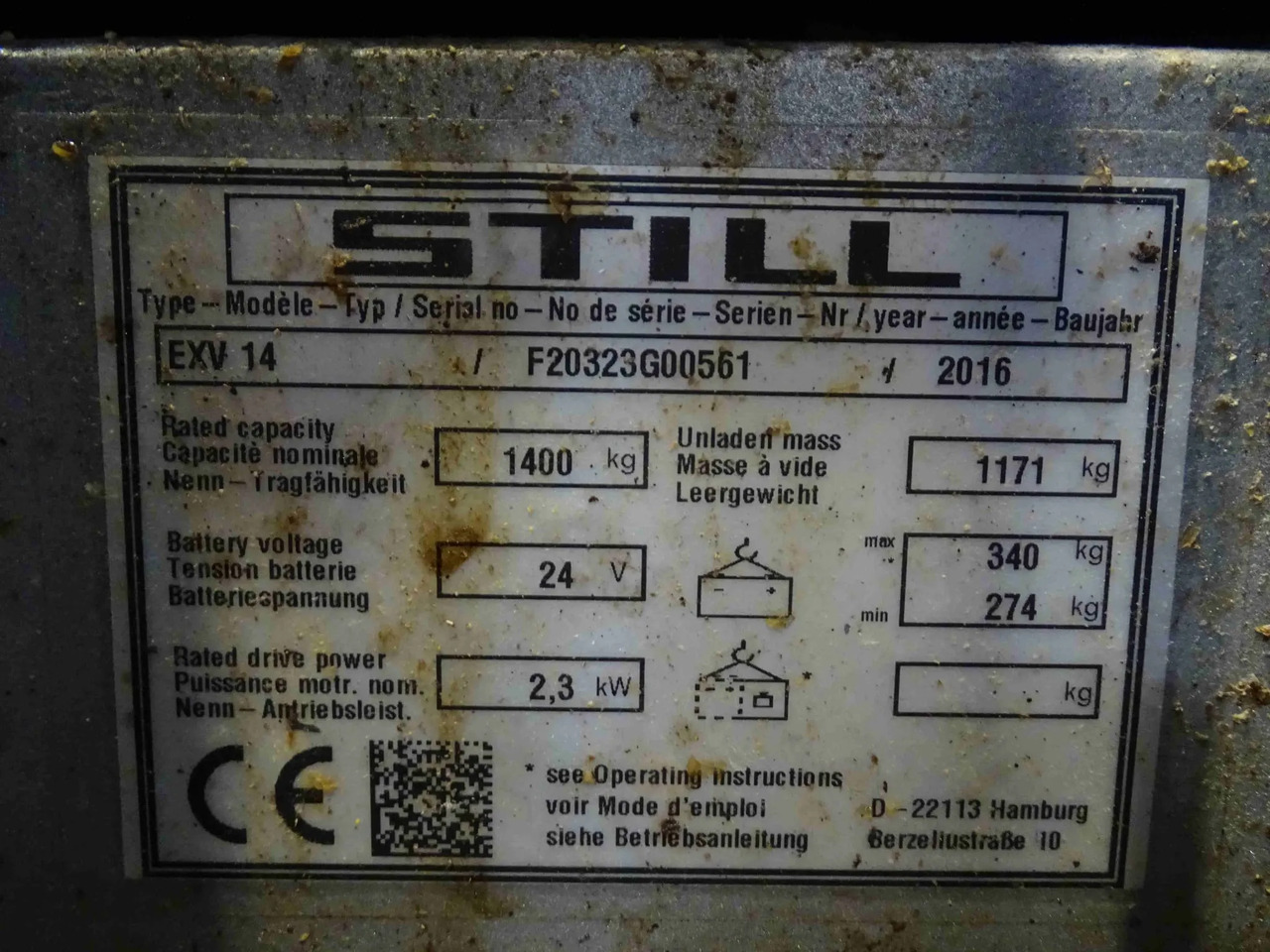 STILL EXV14 - Máy xếp chồng: hình 5 STILL EXV14 - Máy xếp chồng: hình 5