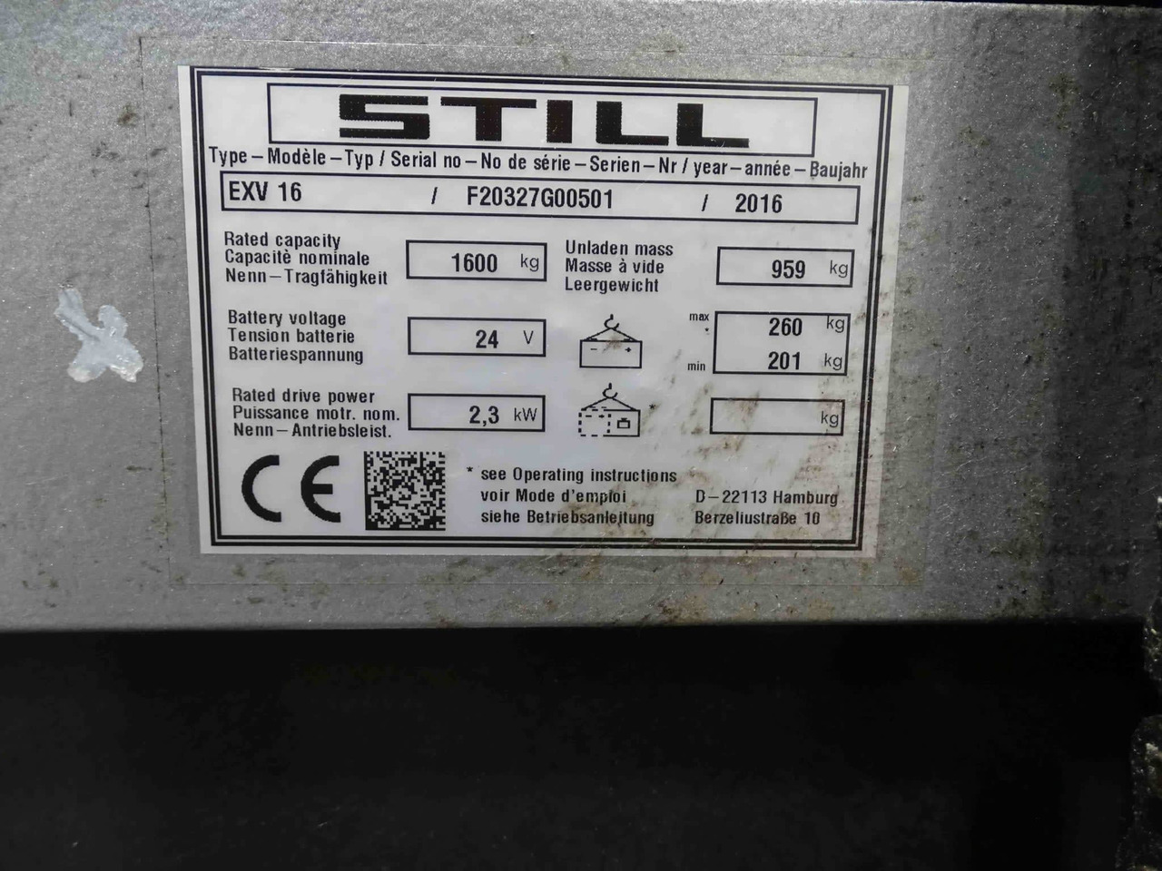 STILL EXV16 - Máy xếp chồng: hình 5 STILL EXV16 - Máy xếp chồng: hình 5