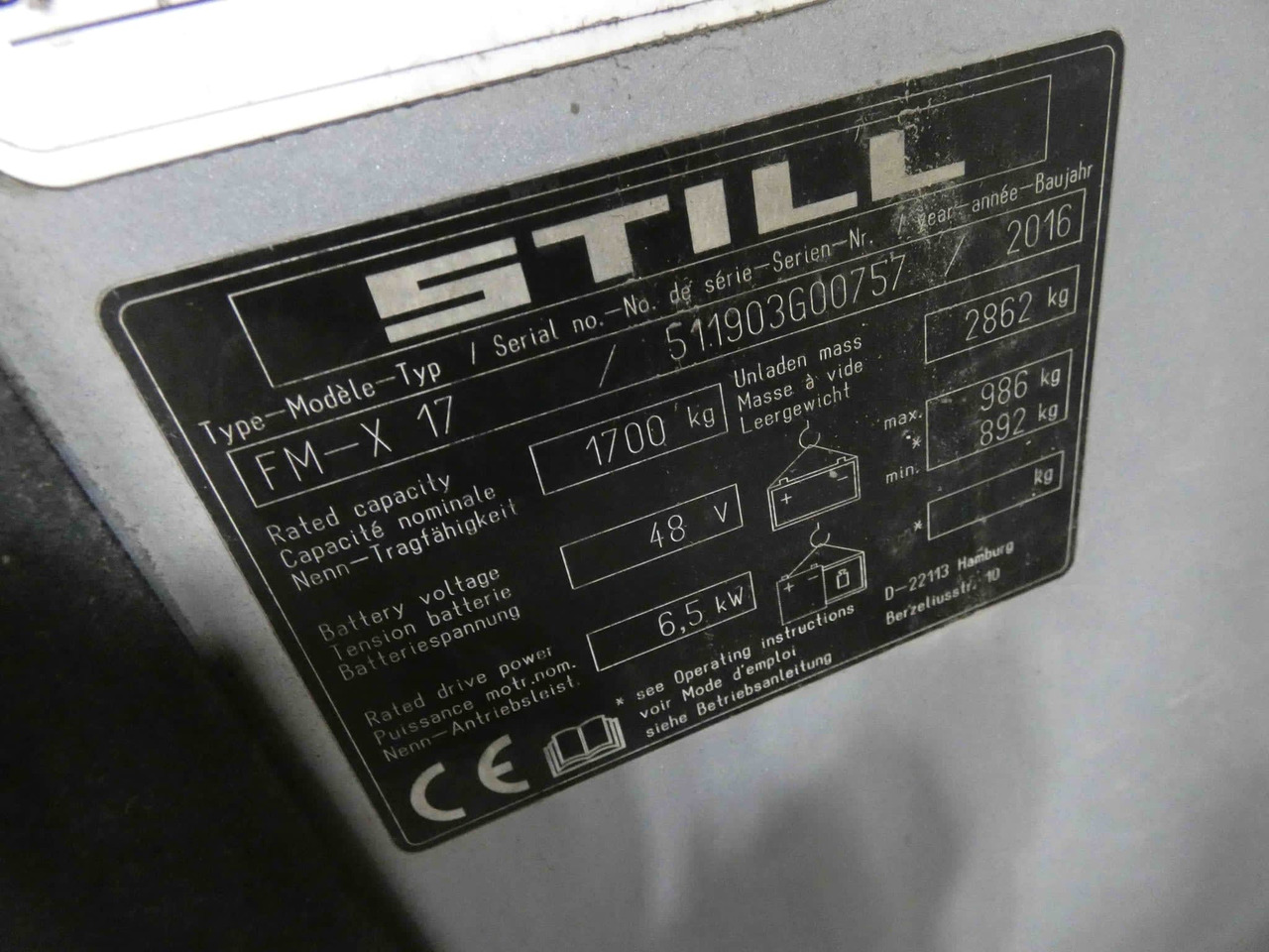 STILL FM-X 17 - Xe tải tiếp cận: hình 2 STILL FM-X 17 - Xe tải tiếp cận: hình 2
