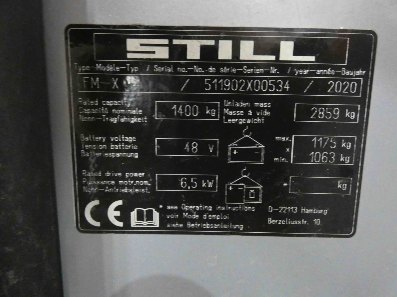 STILL FM-X14 - Xe tải tiếp cận: hình 2 STILL FM-X14 - Xe tải tiếp cận: hình 2