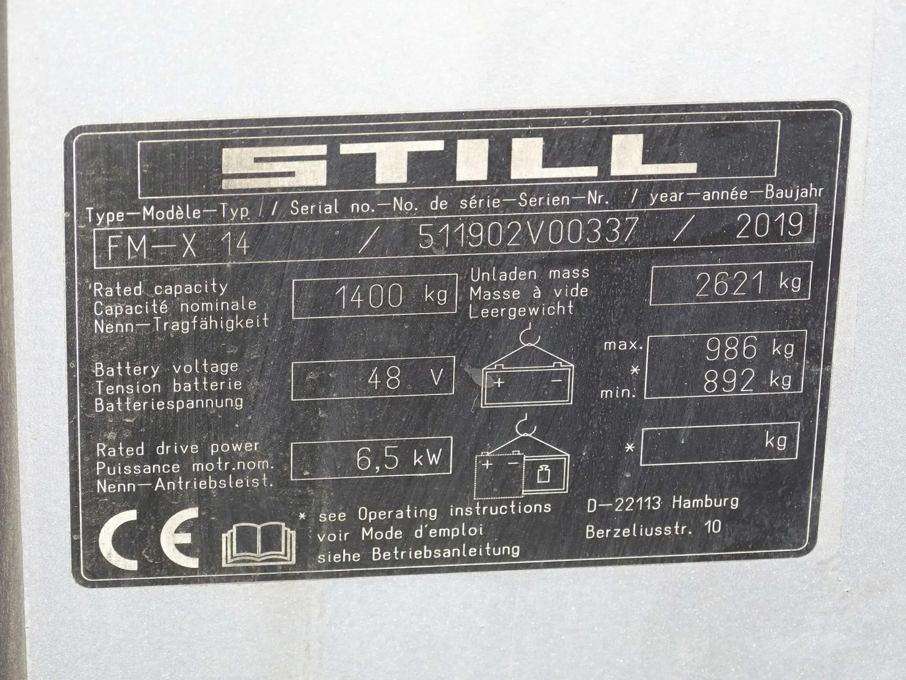 STILL FM-X14 - Xe tải tiếp cận: hình 2 STILL FM-X14 - Xe tải tiếp cận: hình 2