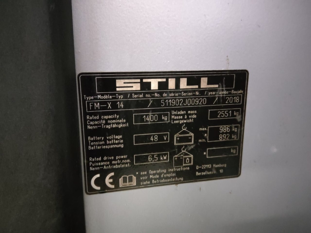 STILL FM-X14 - Xe tải tiếp cận: hình 4 STILL FM-X14 - Xe tải tiếp cận: hình 4