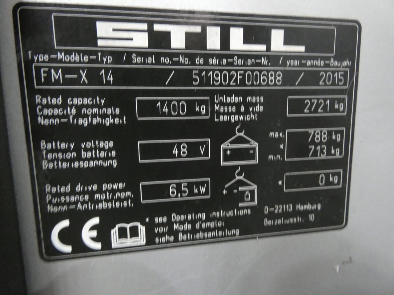 STILL FM-X14 - Xe tải tiếp cận: hình 5 STILL FM-X14 - Xe tải tiếp cận: hình 5