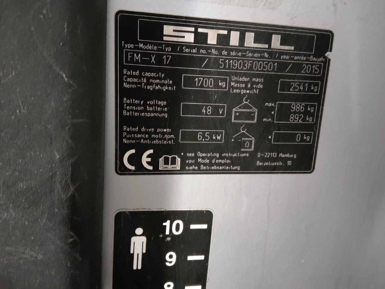 STILL FM-X17 - Xe tải tiếp cận: hình 2 STILL FM-X17 - Xe tải tiếp cận: hình 2
