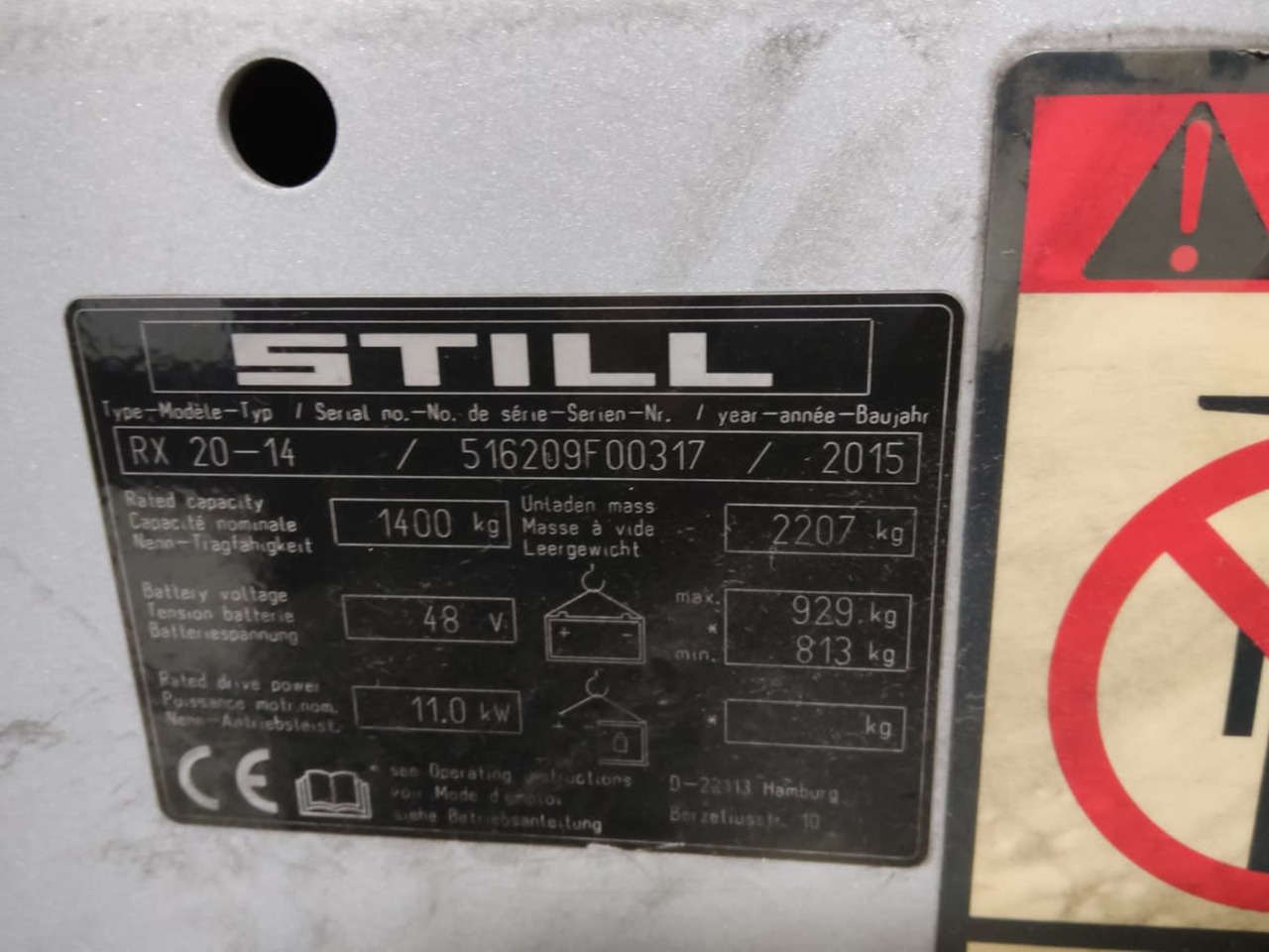 STILL RX20-14 - Xe nâng điện: hình 5 STILL RX20-14 - Xe nâng điện: hình 5