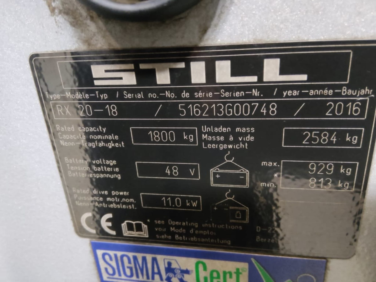 STILL RX20-18 - Xe nâng điện: hình 5 STILL RX20-18 - Xe nâng điện: hình 5