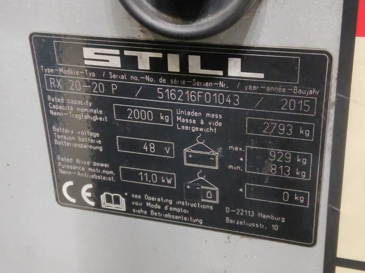 STILL RX20-20P - Xe nâng điện: hình 4 STILL RX20-20P - Xe nâng điện: hình 4