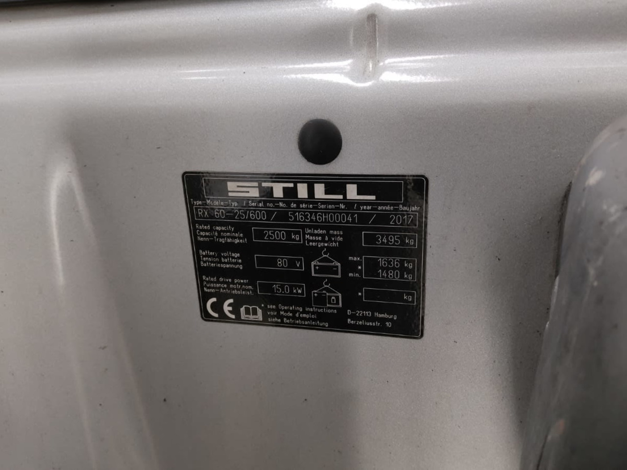 STILL RX60-25/600 - Xe nâng điện: hình 5 STILL RX60-25/600 - Xe nâng điện: hình 5