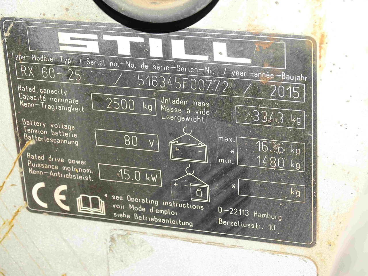 STILL RX60-25 - Xe nâng điện: hình 5 STILL RX60-25 - Xe nâng điện: hình 5