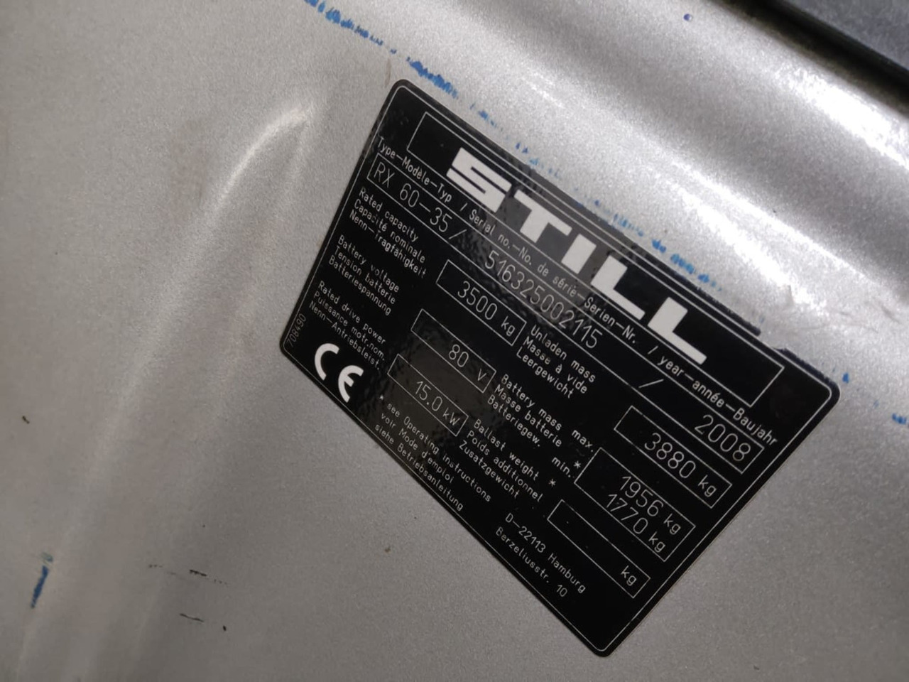 STILL RX60-35 - Xe nâng điện: hình 2 STILL RX60-35 - Xe nâng điện: hình 2
