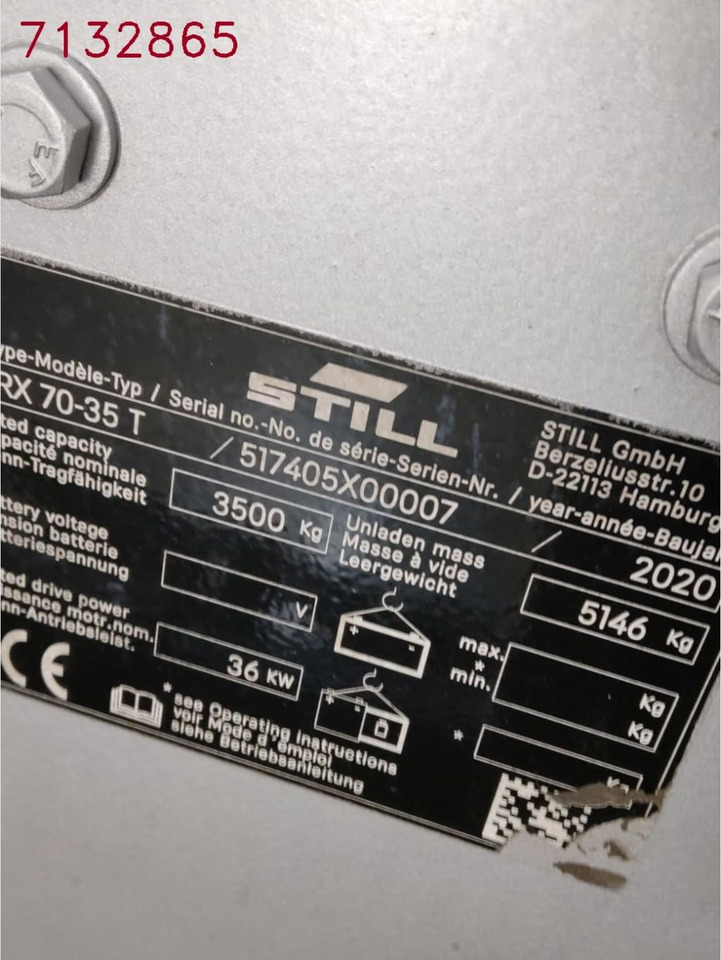 STILL RX70-35T - Xe nâng gas: hình 3 STILL RX70-35T - Xe nâng gas: hình 3