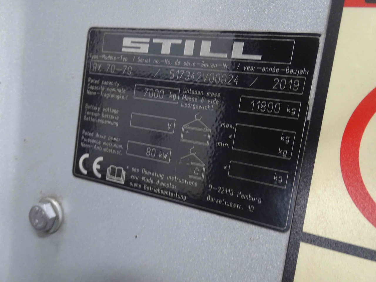 STILL RX70-70 - Xe nâng diesel: hình 5 STILL RX70-70 - Xe nâng diesel: hình 5