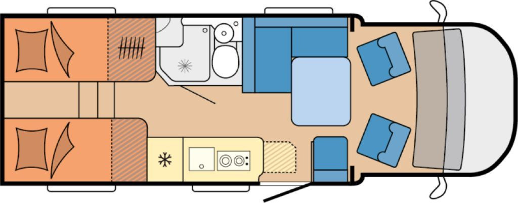 Hobby PRESTIGE T 710 GE 2026 180PS Autom. Voll LED +++ - Xe cắm trại bán tích hợp: hình 2 Hobby PRESTIGE T 710 GE 2026 180PS Autom. Voll LED +++ - Xe cắm trại bán tích hợp: hình 2