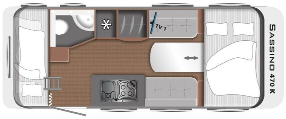 LMC Sassino 470 K 1500kg, Vorzelt, Mover, City - Rơ moóc kiểu caravan: hình 2 LMC Sassino 470 K 1500kg, Vorzelt, Mover, City - Rơ moóc kiểu caravan: hình 2