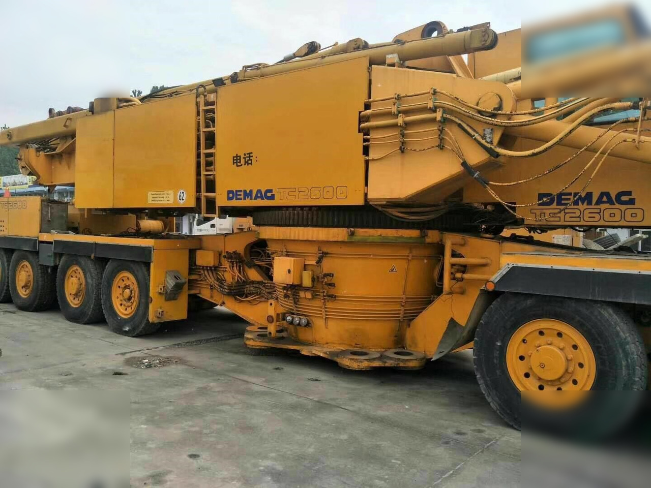 1991 DEMAG TC 2600 - Cần cẩu tháp tự dựng: hình 2 1991 DEMAG TC 2600 - Cần cẩu tháp tự dựng: hình 2