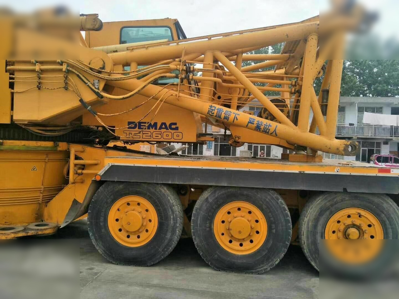 1991 DEMAG TC 2600 - Cần cẩu tháp tự dựng: hình 4 1991 DEMAG TC 2600 - Cần cẩu tháp tự dựng: hình 4