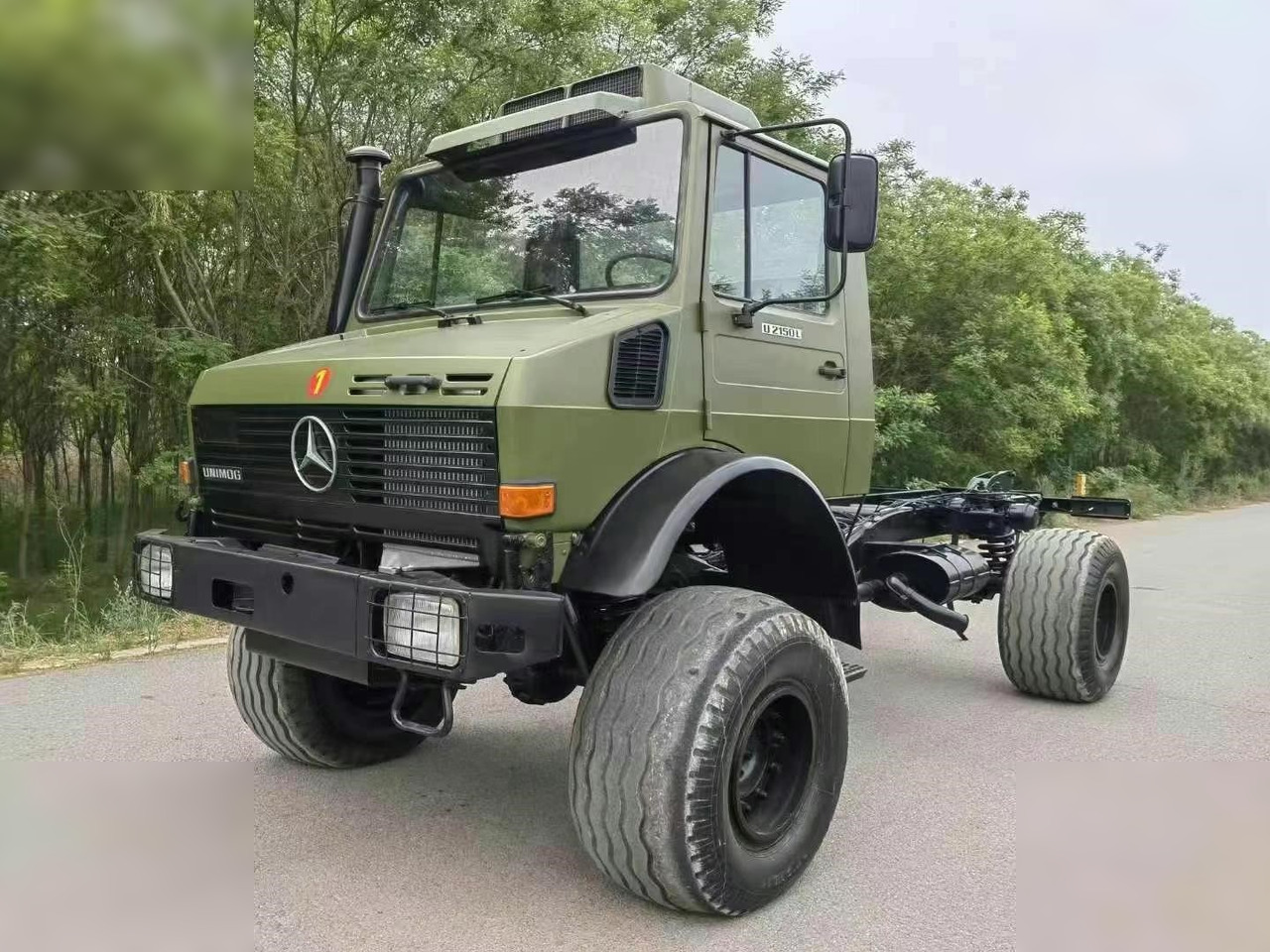 1995 MERCEDES-BENZ UNIMOG 2150 - Xe tải khung gầm: hình 1 1995 MERCEDES-BENZ UNIMOG 2150 - Xe tải khung gầm: hình 1