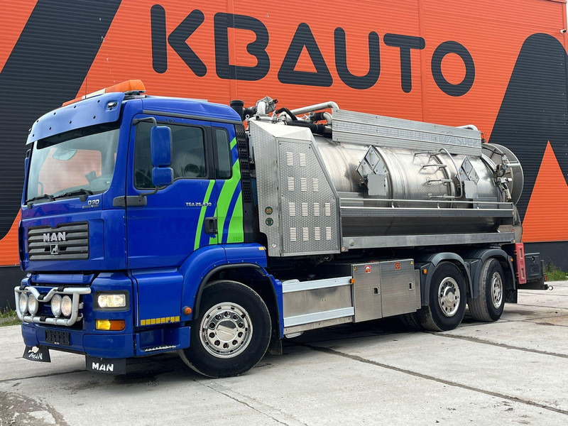 MAN TGA 26.430 6x2*4 TANK 13700 l / VACUUM MORO PM200R - 2283 hours / PRESSURE Pratissoli KF38 - 40 l/min - 150 bar - Xe tải chân không: hình 1 MAN TGA 26.430 6x2*4 TANK 13700 l / VACUUM MORO PM200R - 2283 hours / PRESSURE Pratissoli KF38 - 40 l/min - 150 bar - Xe tải chân không: hình 1