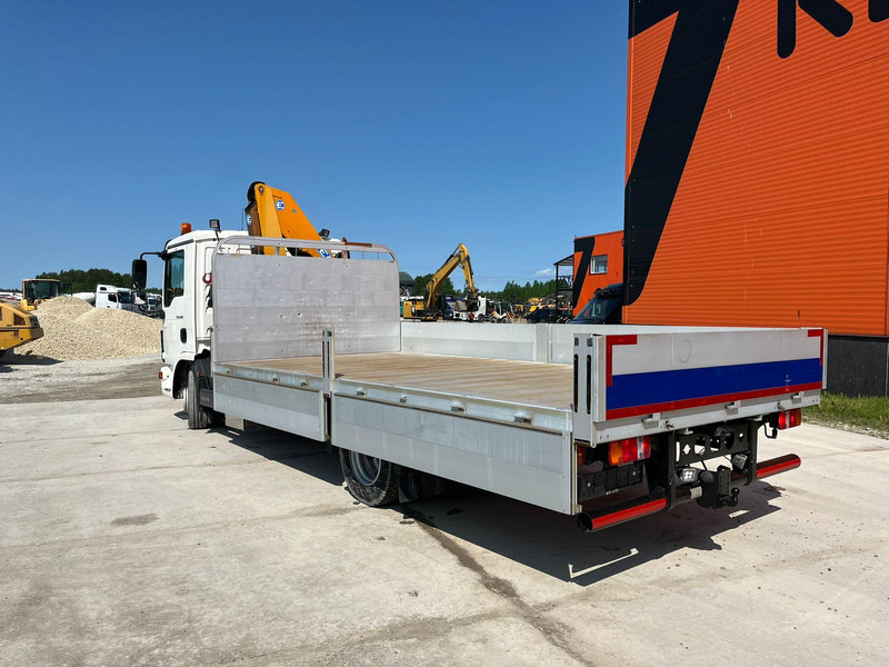 Xe tải thùng lửng/ Phẳng, Xe cẩu tự hành MAN TGL 8.190 4x2 EFFER 80.2/2S / PLATFORM L=5250 mm: hình 8