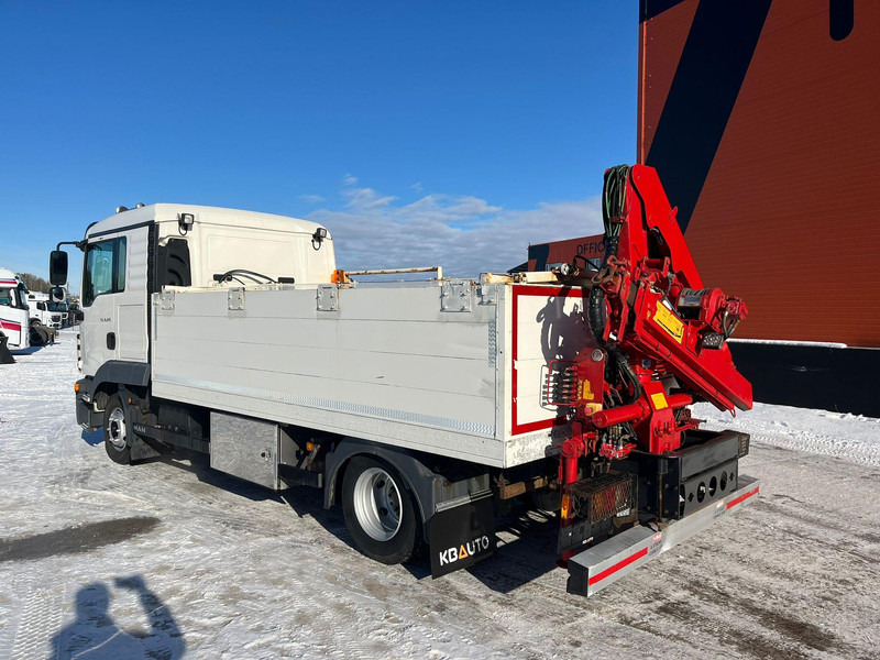 Xe tải thùng lửng/ Phẳng, Xe cẩu tự hành MAN TGL 8.220 4x2 HMF 340 K2 / PLATFORM L=4147 mm: hình 8