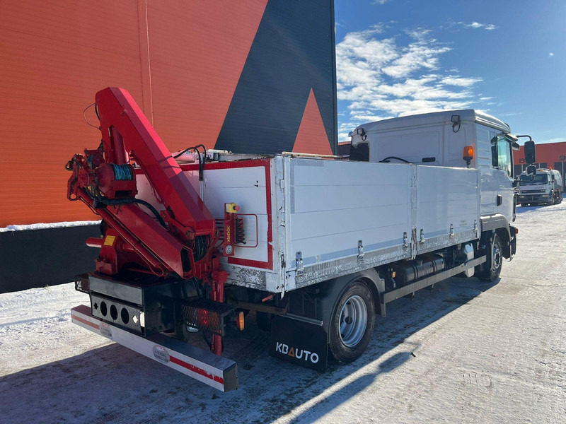 Xe tải thùng lửng/ Phẳng, Xe cẩu tự hành MAN TGL 8.220 4x2 HMF 340 K2 / PLATFORM L=4147 mm: hình 6