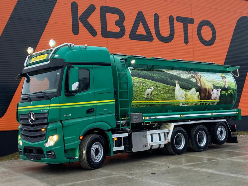 Mercedes-Benz Actros 3563 8x4*4 RETARDER / TANK 34000 l - Xe bồn: hình 1 Mercedes-Benz Actros 3563 8x4*4 RETARDER / TANK 34000 l - Xe bồn: hình 1