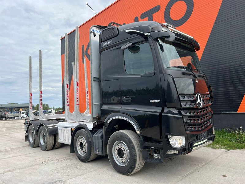 Mercedes-Benz Arocs 3263 8x4 FULL STEEL - Xe chở gỗ, Xe cẩu tự hành: hình 4 Mercedes-Benz Arocs 3263 8x4 FULL STEEL - Xe chở gỗ, Xe cẩu tự hành: hình 4