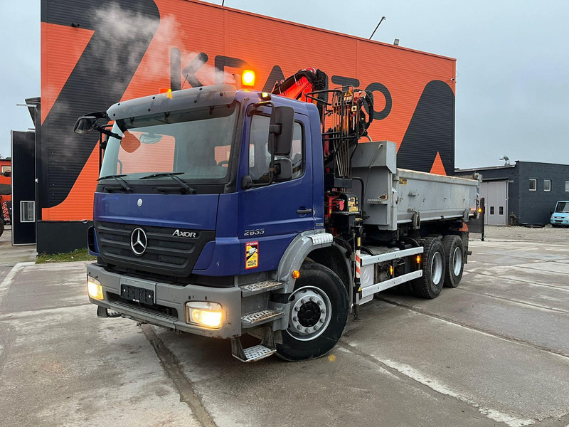 Mercedes-Benz Axor 2633 6x4 FASSI F110AK22 / BOX L=5040 mm - Xe ben, Xe cẩu tự hành: hình 2 Mercedes-Benz Axor 2633 6x4 FASSI F110AK22 / BOX L=5040 mm - Xe ben, Xe cẩu tự hành: hình 2