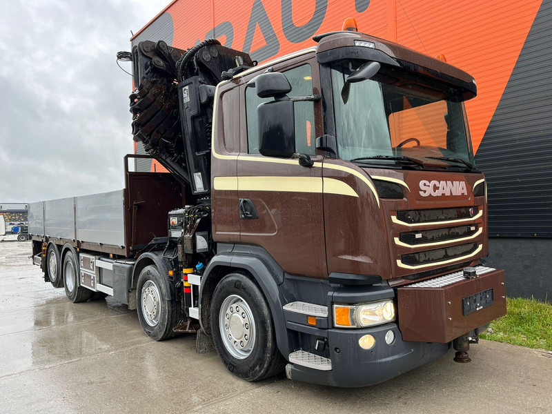 Scania G 450 8x2*6 HIAB 622E-8 + JIB / PLATFORM L=6715 mm - Xe tải thùng lửng/ Phẳng, Xe cẩu tự hành: hình 4 Scania G 450 8x2*6 HIAB 622E-8 + JIB / PLATFORM L=6715 mm - Xe tải thùng lửng/ Phẳng, Xe cẩu tự hành: hình 4