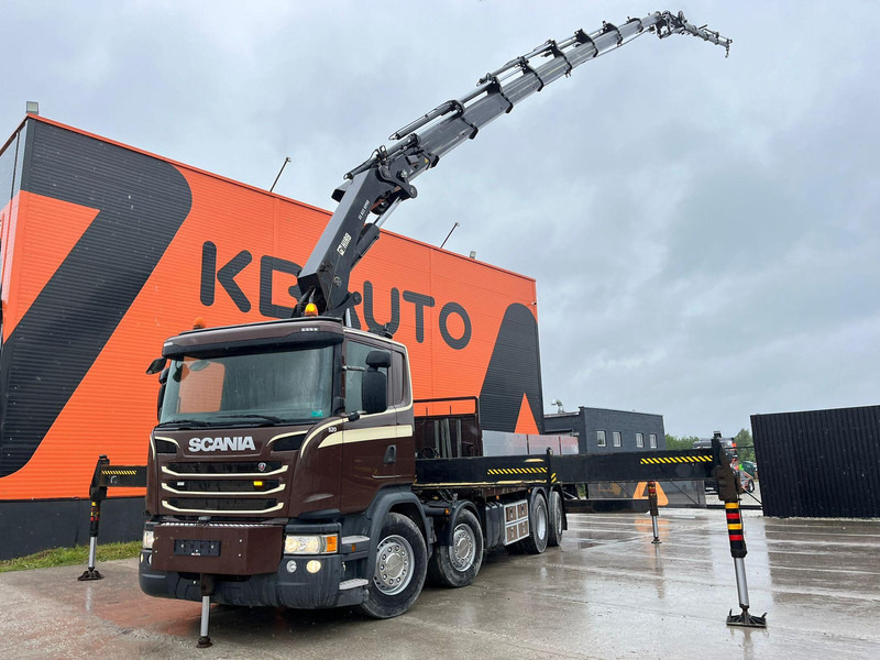 Scania G 450 8x2*6 HIAB 622E-8 + JIB / PLATFORM L=6715 mm - Xe tải thùng lửng/ Phẳng, Xe cẩu tự hành: hình 1 Scania G 450 8x2*6 HIAB 622E-8 + JIB / PLATFORM L=6715 mm - Xe tải thùng lửng/ Phẳng, Xe cẩu tự hành: hình 1