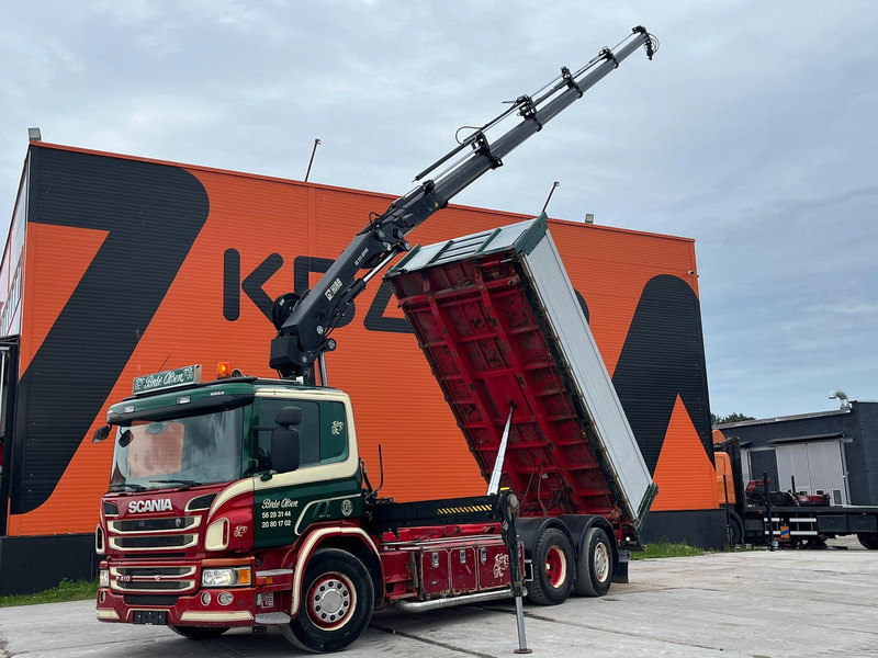 Scania P 410 6x2*4 HIAB 211EP-5 / BOX L=5386 mm - Xe ben, Xe cẩu tự hành: hình 1 Scania P 410 6x2*4 HIAB 211EP-5 / BOX L=5386 mm - Xe ben, Xe cẩu tự hành: hình 1