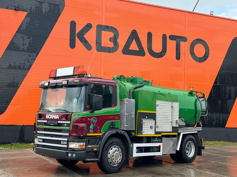 Scania P 94 4x2 TANK 9000 I + 1200 l / VACUUM Jurop PR150 / PRESSURE Pratissoli 150 bar / 102 l/min - Xe tải chân không: hình 1 Scania P 94 4x2 TANK 9000 I + 1200 l / VACUUM Jurop PR150 / PRESSURE Pratissoli 150 bar / 102 l/min - Xe tải chân không: hình 1