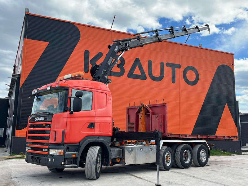 Scania R 144 8x2/4 HIAB 211EP-5 YEAR 2008 / HOOK LIFT L=5400 mm - Xe tải nâng móc, Xe cẩu tự hành: hình 1 Scania R 144 8x2/4 HIAB 211EP-5 YEAR 2008 / HOOK LIFT L=5400 mm - Xe tải nâng móc, Xe cẩu tự hành: hình 1