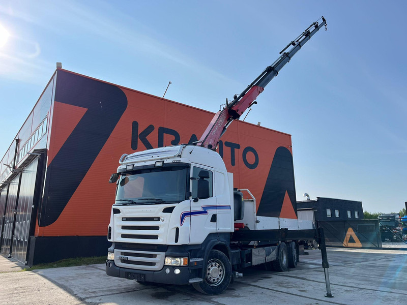Scania R 440 6x2*4 FASSI F260XP / PLATFORM L=6760 mm - Xe tải thùng lửng/ Phẳng, Xe cẩu tự hành: hình 1 Scania R 440 6x2*4 FASSI F260XP / PLATFORM L=6760 mm - Xe tải thùng lửng/ Phẳng, Xe cẩu tự hành: hình 1