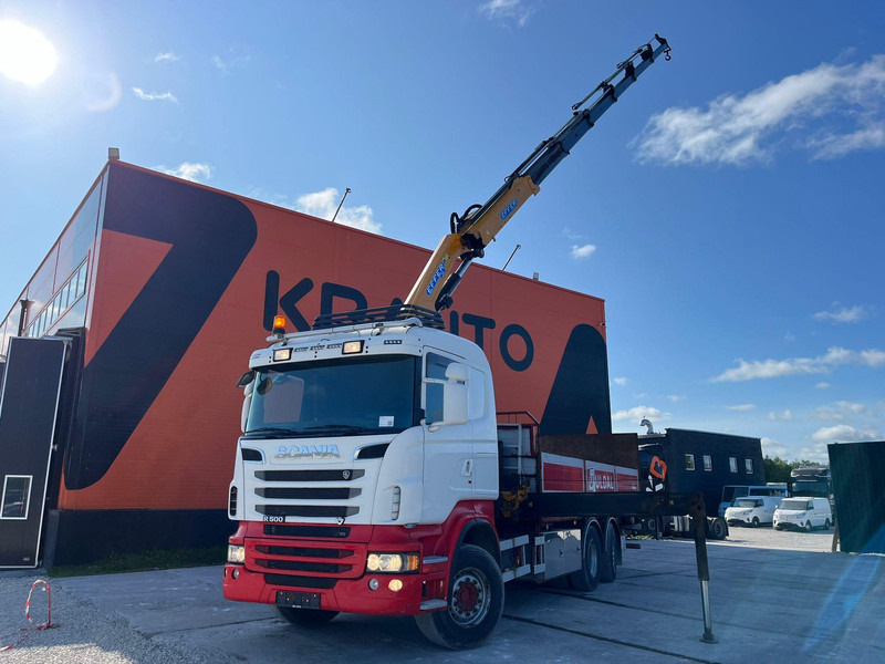 Scania R 500 6x2*4 EFFER 255/6S / PLATFORM L=6620 mm - Xe tải thùng lửng/ Phẳng, Xe cẩu tự hành: hình 1 Scania R 500 6x2*4 EFFER 255/6S / PLATFORM L=6620 mm - Xe tải thùng lửng/ Phẳng, Xe cẩu tự hành: hình 1