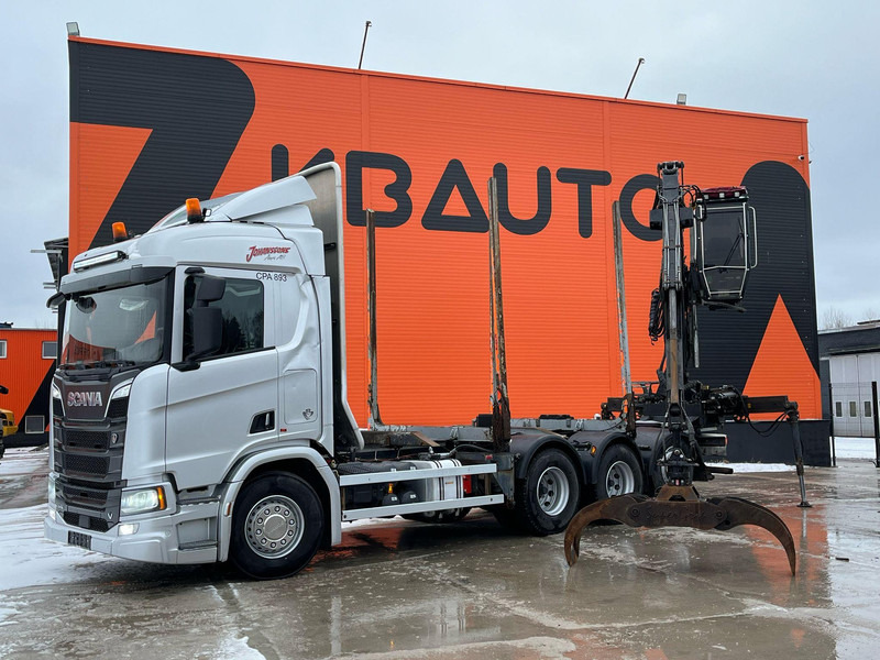 Scania R 520 8x4*4 RETARDER - Xe chở gỗ, Xe cẩu tự hành: hình 1 Scania R 520 8x4*4 RETARDER - Xe chở gỗ, Xe cẩu tự hành: hình 1