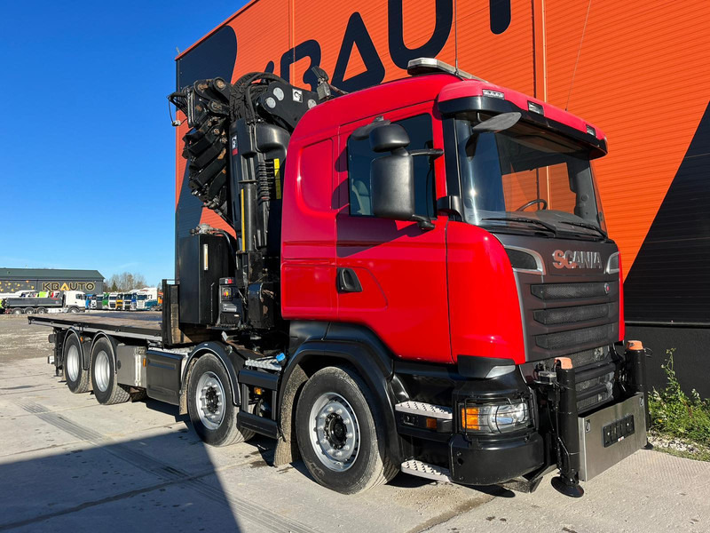 Scania R 520 8x4 COMBI / HIAB 1058E-8 + JIB / PLATFORM L=6269 mm - Xe tải thùng lửng/ Phẳng, Xe cẩu tự hành: hình 4 Scania R 520 8x4 COMBI / HIAB 1058E-8 + JIB / PLATFORM L=6269 mm - Xe tải thùng lửng/ Phẳng, Xe cẩu tự hành: hình 4