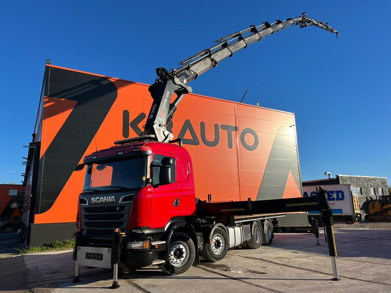 Scania R 520 8x4 COMBI / HIAB 1058E-8 + JIB / PLATFORM L=6269 mm - Xe tải thùng lửng/ Phẳng, Xe cẩu tự hành: hình 1 Scania R 520 8x4 COMBI / HIAB 1058E-8 + JIB / PLATFORM L=6269 mm - Xe tải thùng lửng/ Phẳng, Xe cẩu tự hành: hình 1